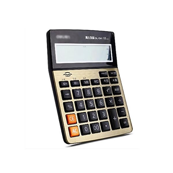 Liu Yu·Office Space,Stationery Office Finance supplies 12 - bit large - screen voice button desktop calculator 185 * 135 * 39mm - Image 4