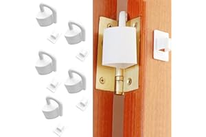 Nicoone Protector Puertas Bebe,5pcs Tapón de la Puerta del Bebé de Seguridad de la Cerradura,Protector Dedos Puerta Bebe para Niños y Mascotas