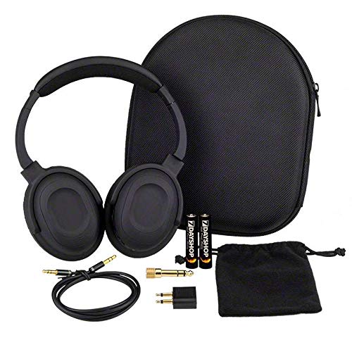 7dayshop AERO 7 Active Casque audio avec suppression du bruit Kit avion et étui de transport inclus