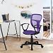 Produktbild Studie fanilife Bürostuhl verstellbar Design Drehstuhl Kinder Computer Sitz Schreibtisch Aufgabe Stuhl Arm Purple