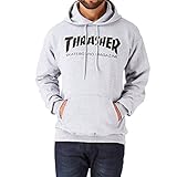 sudaderas thrasher Bolsillo de estilo marsupio. Trasher - Sudadera con Capucha - Color Gris Heather - Gris, Mediana
