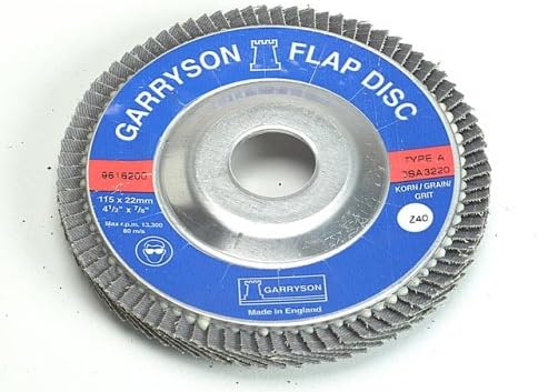 Garryson Diy Zirconium Flap Disc 115 X 22mm - 80grit Fine