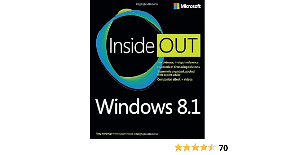 Windows 8 1 Inside Out Inside Out Microsoft Amazon Co Uk Tony Northrup Books