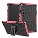 Produktbild XITODA Huawei MediaPad M5 Lite 10 Hülle, Armor Style Hybrid PC + TPU Silikon Schutzhülle für Huawei MediaPad M5 Lite 10 10.1 Zoll 2018 Modell Case Cover Tasche,Hot Pink