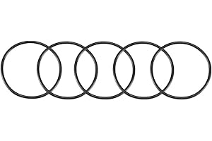 UXCELL sourcing map Nitrilo Goma Juntas Tóricas 66mm OD 60mm ID 3mm Ancho, Métrico Sellado Junta, Paquete de 5