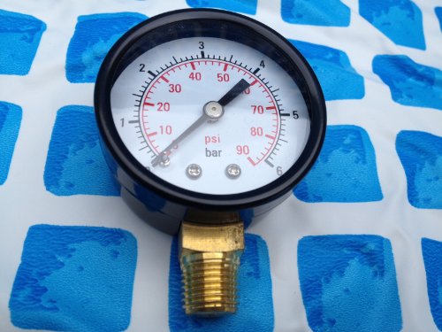 Manometer für Sandfilteranlage, Einsatz im Pool und Schwimmbadbereich - 2