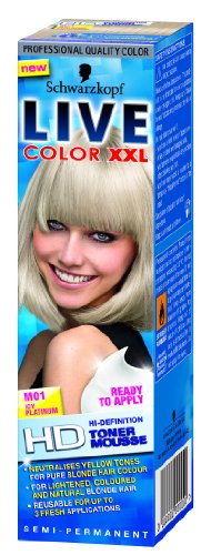 LIVE Color XXL M02 Champagne Blonde HD Toner Mousse