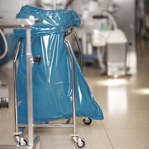 iLP 120 L Müllsäcke – extrem reißfest – 25er Rolle – Typ 100 extra – Abfall-Säcke XXL Abfallbeutel – 70 μ – 700×1100 mm – LDPE – perfekte Müllentsorgung für Haushalt Garten Gewerbe Baustelle – blau (1 Rolle) - 5