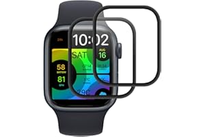 Beukei Panzer Schutz Glas für Apple watch Series 6/5/4/SE/SE2/SE3 40mm, 2 Stück Schutzfolien[Anti-Kratzen][Sans Bulless][9H Härte] Panza Glass Film
