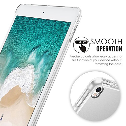 MoKo Hülle für iPad Pro 10.5 Zoll 2017 – Ultra Slim Translucent Hart Polycarbonate Schale Schutzhülle Case Cover für Apple iPad Pro 10.5 Tablet, Transparent - 2