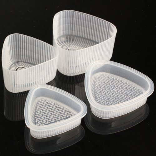 Tenflyer® 2 Pair Triangle Sushi Mold Rice Ball Maker Sushi-Reis-Kuchenpresseform Maker - 3