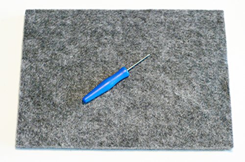 Basteln – Prickel Filzunterlage (ca.175/120/11mm) +1 Prickel (ca.68mm) – (1x1set) - 4