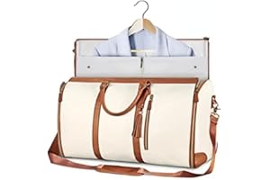 Asiasioc Multifunktionale Reisetasche für Damen, große Kapazität, Handgepäcktasche, PU, faltbar, Anzug-Aufbewahrungstasche