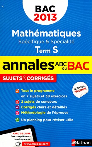 couverture de : Annales : Mathématiques Term. S couverture de : Annales : Mathématiques Term. S