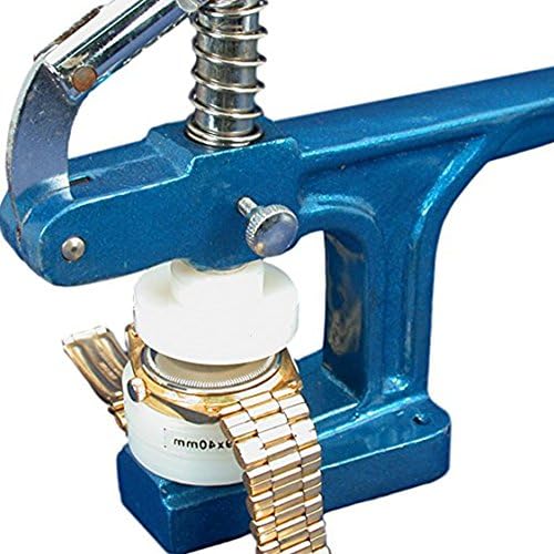 Watch Case Press with 12 Nylon Dies Professional Watch Press Set