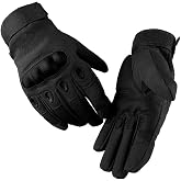 Hioip Motorcycle Gloves for Men Women, Summer Glove with Hard Knuckles for MTB Mountain Bike Outdoor Cycling Camping Skiing (