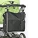 NUOLUX Pram Clip Pushchair Stroller Metal Hanging Clip Hooks 2pcs (Black)