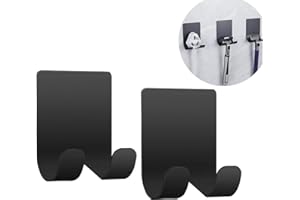 eModwey 2 unidades de soporte para afeitar, resistente al agua de acero inoxidable 304, Sin Necesidad de Perforar, Adhesivos Fuertes para Baño y Cocina, Soporte Multifuncional para Ducha (2 Unidades)