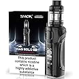 SMOK Mag Solo Vape Kit, Versatile, 100W device, Single Battery Operate (Not Included), T-Air tank, TA coils, Ergonomic design, E Cigarettes Vape, No Nicotine (Carbon Fiber Splicing Leather)