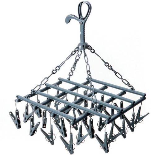 Mini-Wäschespinne inkl. Klammern 34 x 34 cm, Camping Wäschespinne Wäschetrockner Wäscheleine Wäschetrockner Zubehör
