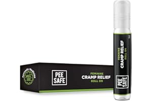 PEESAFE Feminine Cramp Relief Roll On(10 ml) | Instant & Continuous Pain Relief | Period Cramp Relief | Period Pain Relief | Menstrual Pain Relief | Endometriosis Pain Relief | Leaves No Stain