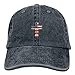 Produktbild ewtretr Cross USA Flag Cool Baseball Cap Dad Hat Adjustable Unisex Suitable for All Seasons