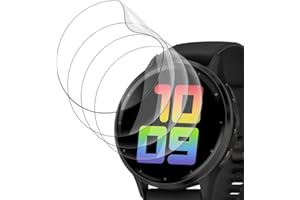 Devgoed [4 Stück] für Folie Garmin Venu 3 Soft TPU, Hochwertige Displayfolie Garmin Venu 3 Schutzfolie, Kratzfest, Bruchsicher und Blasendicht Displayschutz Panzerglas