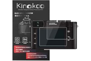 kinokoo Leica Q2/Q3 Protector de Pantalla, película Transparente de Vidrio Templado de 0,25 mm para cámara Leica Q2/Q3, sin Burbujas/antiarañazos (Paquete de 2)