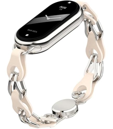 KoGiio Metall Armband Für Xiaomi Smart Band 10/9/8 - Mesh Edelstahl Regenbogen