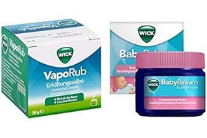 ‎WICK Wick Eltern-Baby-Set (Erkältungssalbe plus Babybalsam)