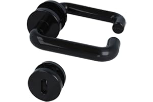 LIENBACHER OFEN - LAGER Horni Model Door Handle / Door Cylinder Black Plastic