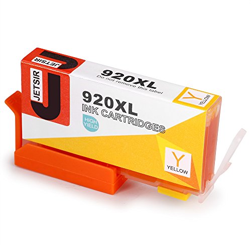 JETSIR Kompatibel Druckerpatronen Ersatz für HP 920XL, Hohe Ergiebigkeit Kompatibel Mit HP Officejet 6000 6500 6500A 7000 7500A Drucker (1 Schwarz,1 Cyan,1 Magenta,1 Gelb) - 5