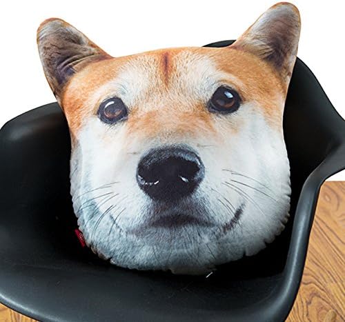 Xuanku 3D Animal Pattern Simulation Doge Sofa Cushion Pillow Room Car Cushion,G,Medium Please