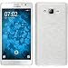 Produktbild PhoneNatic Case für Samsung Galaxy On7 Hülle Silikon weiß brushed + 2 Schutzfolien