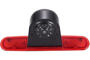 BERLINGAN Auto Bremsleuchte Rückfahrkamera für FIAT Doblo 263 Van (2010-heute) / Opel Combo (2011-2018) (Neuer Gegenstand: Winkel und Abstand einstellbar)