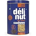 Delinut Dry Roasted Cashews | Plain and Flavoured Cashews (Pepper, 150 gm)
