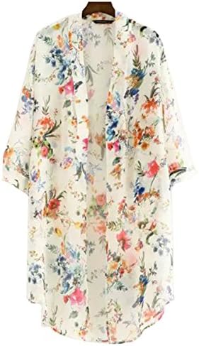 NEW Fashion Women Chiffon Bikini Cover Up Kimono Cardigan Coat Bathing Swimwear