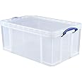 Storage Box Really Useful Box 64 Litre Rectangular Plastic Clear, 71 X 44 Cm - View #6