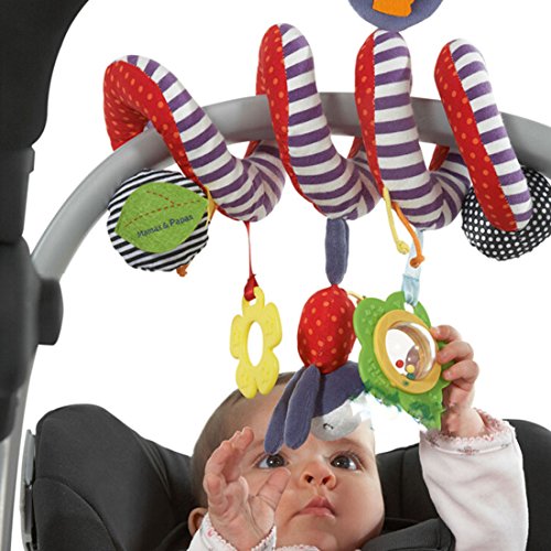 Cute Infant Babyplay Activity Spiral Bed Stroller Toy Set Hanging Bell Crib Rattle Toy - Little Bird