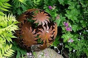 ‎KUHEIGA KUHEIGA Dekokugel, Rost Ø 30cm Sonne