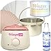 400ml waxing kit. Powerful wax heater, Luxury wax, after wax oil, strips, spatulas (White chocolate)