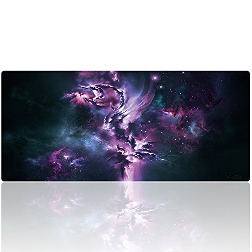 AliBli Large Gaming Mouse Pad XXL Extended Mat Tapete de Escritorio Mousepad Largo Antideslizante Rubber Mice Pads Stitched Edges 900x400mm