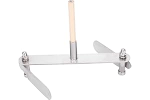 Yuuga Traceur à bois, traceur à bois, localisateur en acier inoxydable, outil de centrage de recherche de centre de marquage 100mm