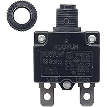 KUOYUH 98 Serie Thermo-Überlastungsschutzschalter 20A - Manueller Reset 125/250VAC
