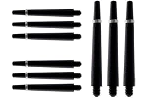HRLORK 9 Pcs Darts Shafts Darts Stems 45MM/35MM Nylon Polycarbonate Shafts Multiple Stems Professional Darts Accessories 2BA Shaft