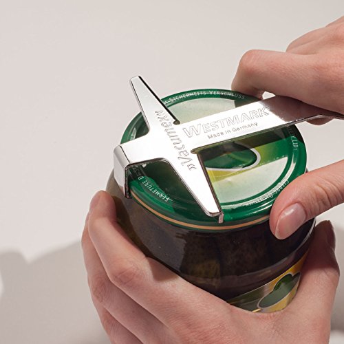 Westmark Schraubdeckel-Öffner mit Kapselheber, Länge: 13,1 cm, Stahl, Vacumex, Verchromt, 10562270 - 4