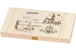 Schwermer Teekonfekt - Königsberger Edel-Marzipan - Holzkiste, 200 g