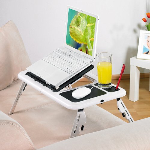 General Office Notebooktisch mit 2 USB-Lüftern, klappbar - 4
