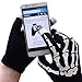 Produktbild Handy Touchscreen Touch Handschuhe Damen / Herren, Universal für alle Smartphones u. Tablets, Schwarz mit Druck, Einheitsgröße