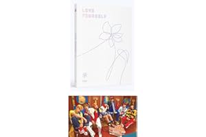 Big Hit Entertainment BTS Love Yourself Her 5th Mini Album [E Version] CD+Poster+Photobook+Photocard+Mini Book+Sticker Pack+(Extra BTS 6 Photocards+1 Double-Sided Photocard+Logo Sticker)